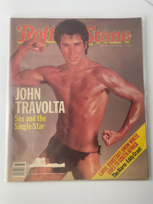 Rolling Stone Magazine John Travolta August 18 1983 Illustrated