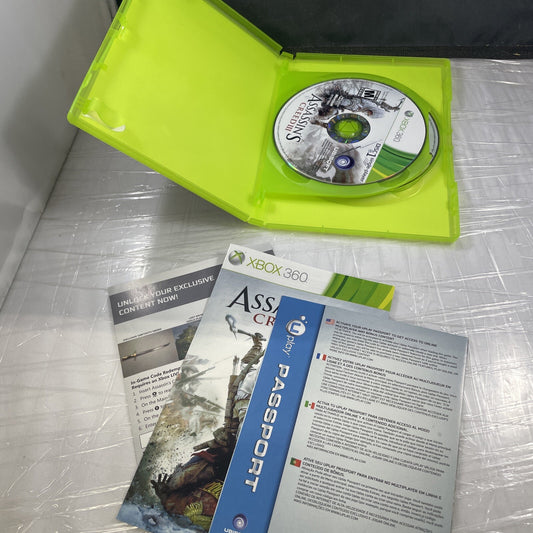 Assassin's Creed III (Microsoft Xbox 360, 2012) GameStop Edition VERY GOOD