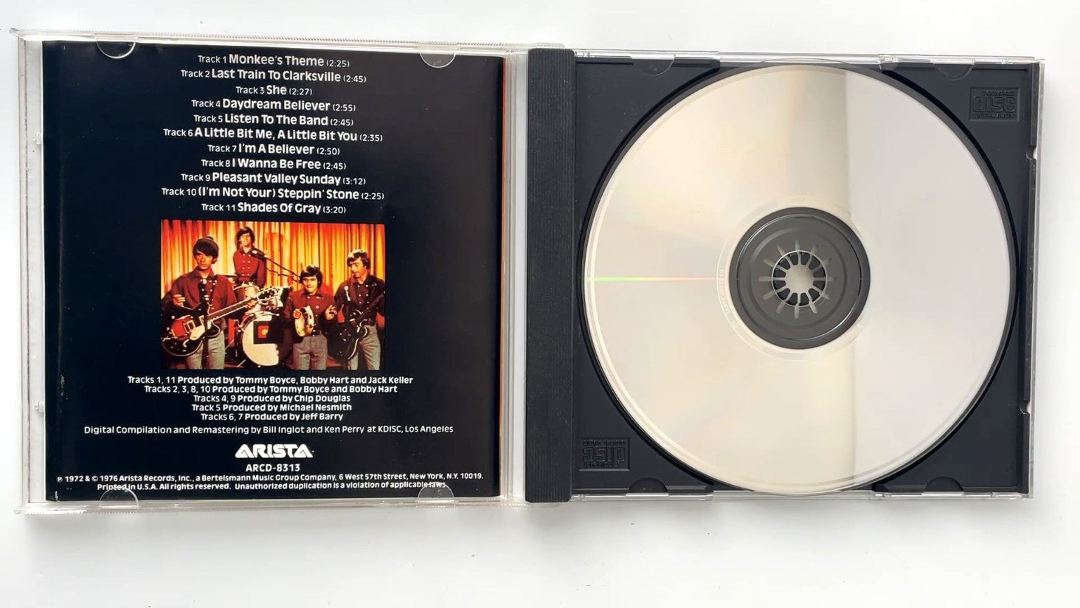 The Monkees - Greatest Hits CD 1976 Remastered Classic Rock Arista