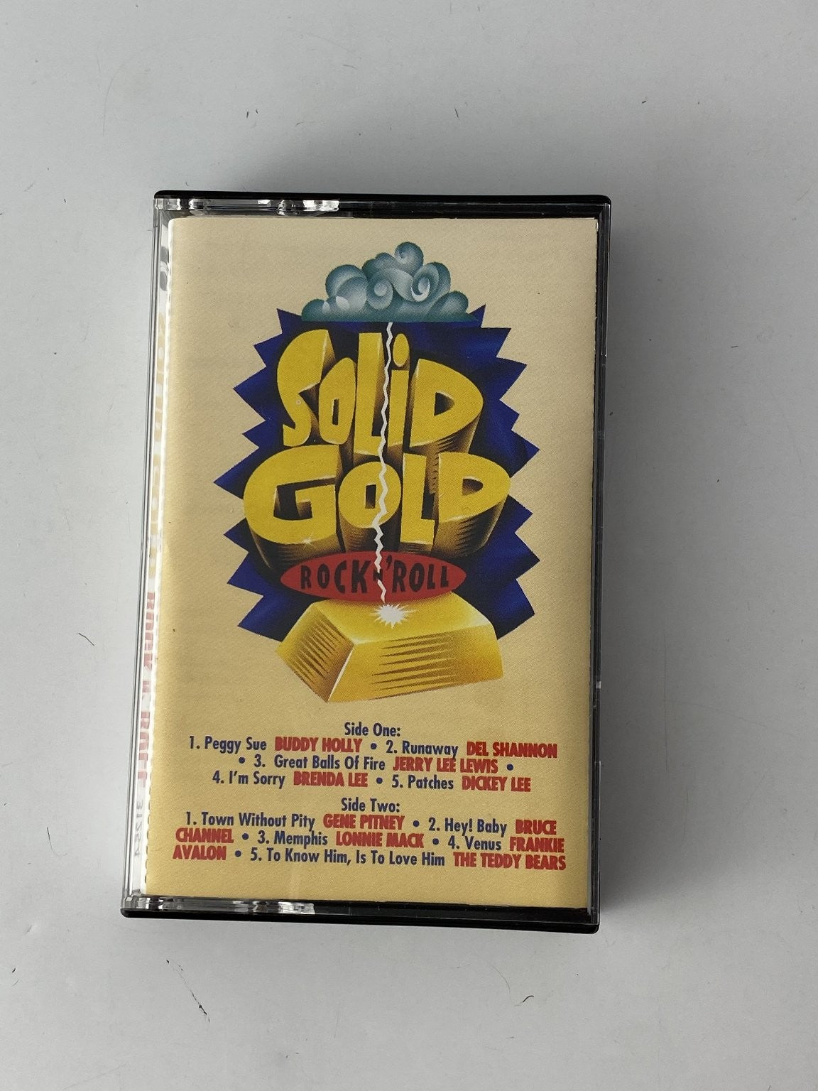 Various Solid Gold Rock & Roll Cassette 1993 K-Tel International