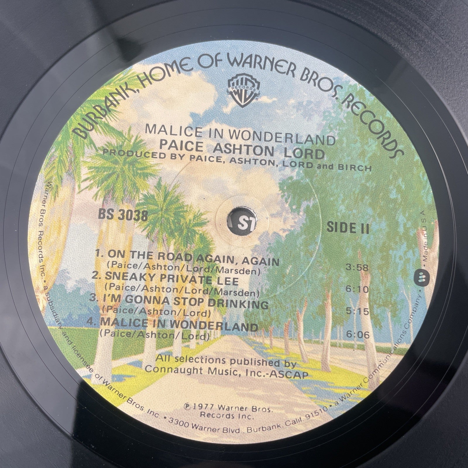 Paice, Ashton, Lord- Malice in Wonderland-1977 US Vinyl