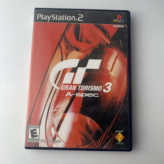 Gran Turismo 3 A spec PS2 (PlayStation 2, 2006) Complete With Manual