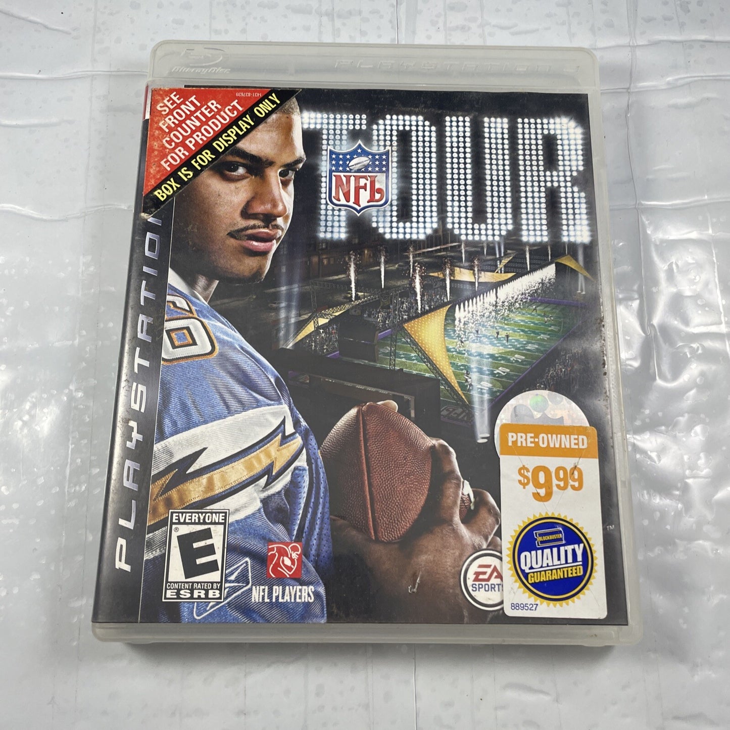 NFL Tour (Sony PlayStation 3, 2008) CIB W Rare Blockbuster Hype Stickers