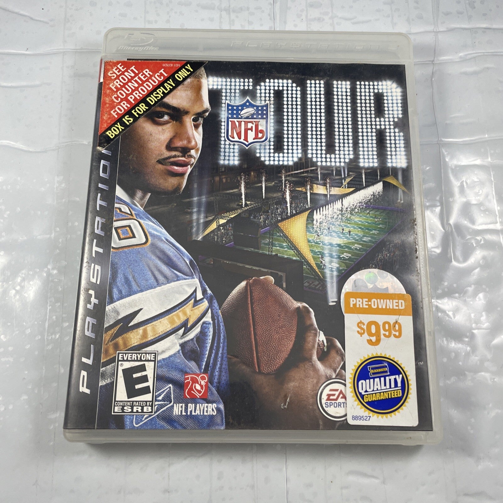 NFL Tour (Sony PlayStation 3, 2008) CIB W Rare Blockbuster Hype Stickers