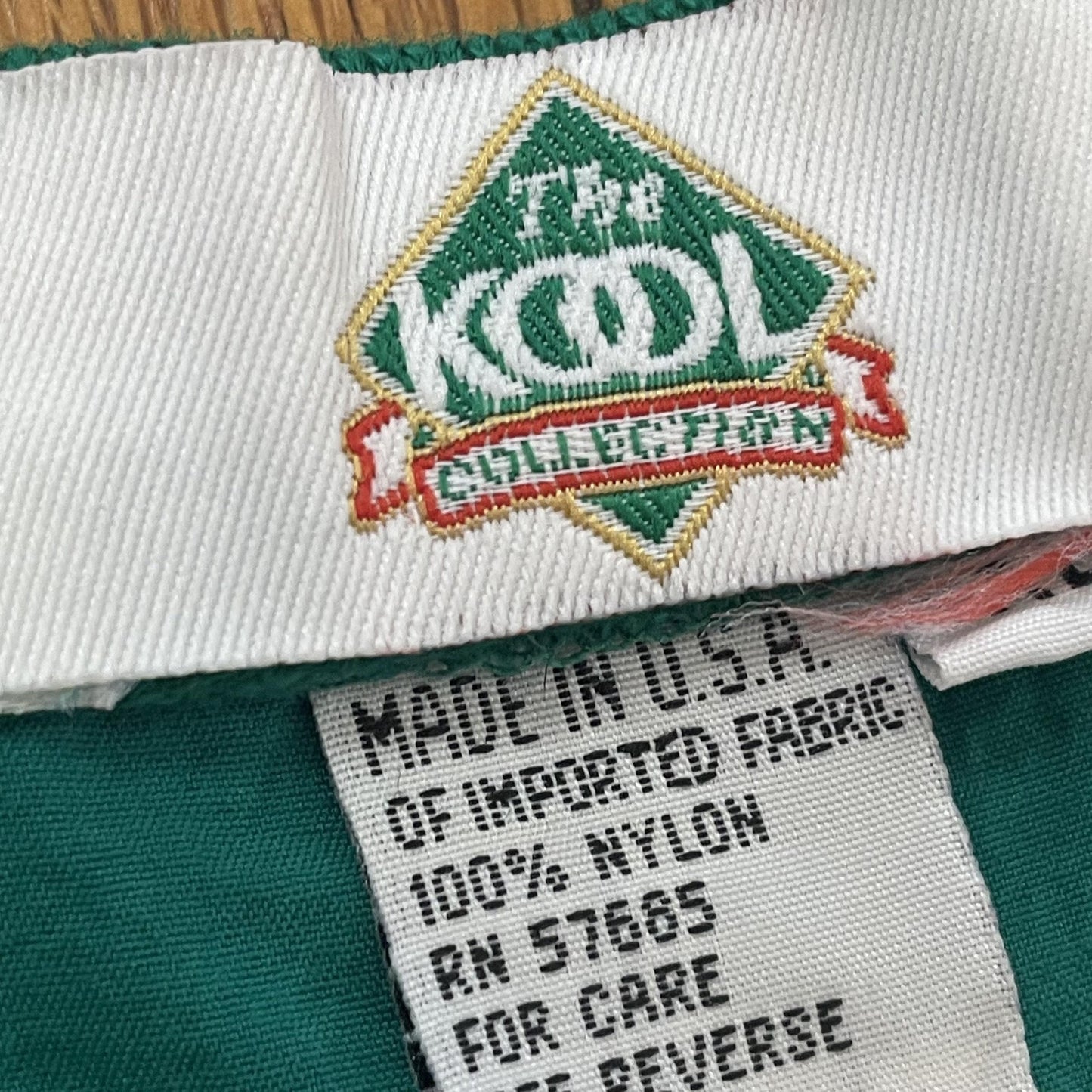 Vintage Kool Windbreaker Pullover Mens XL Green Nylon The Kool Challenge 90s