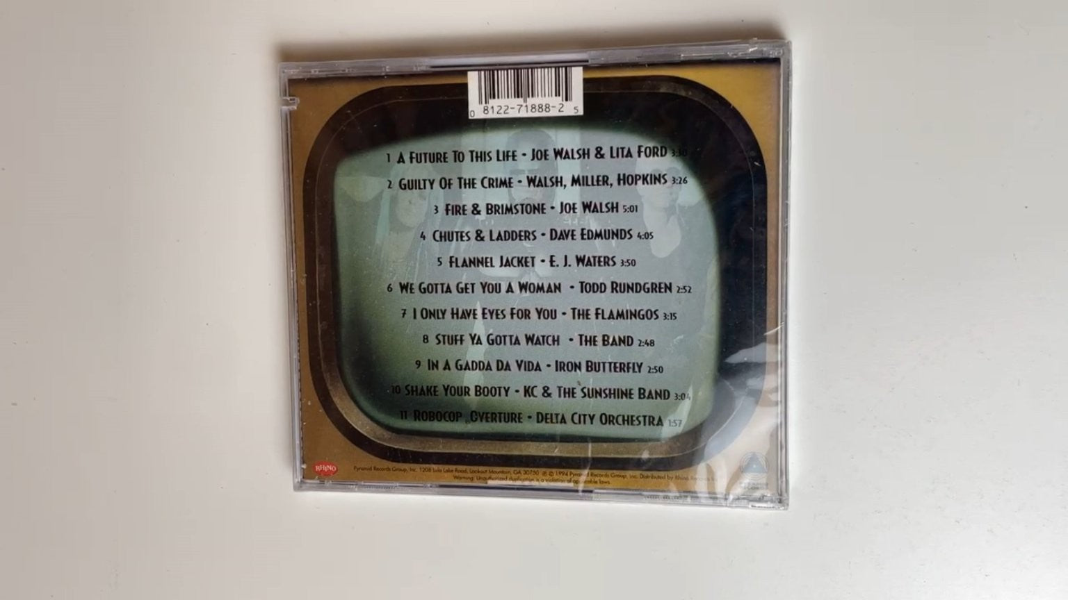 Joe Walsh - A Future to This Life Robocop Soundtrack CD 1994 Rock Pyramid