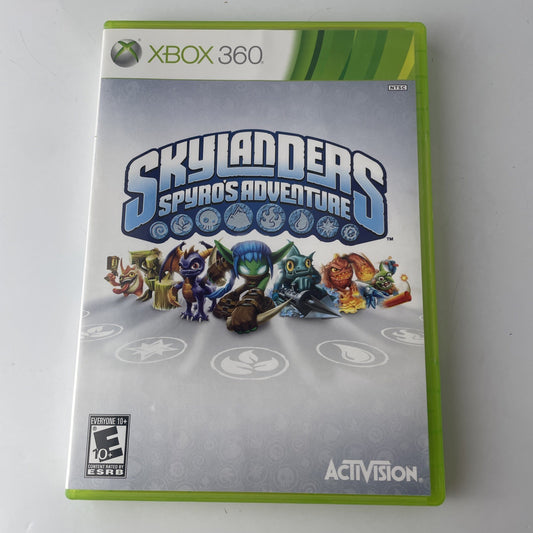 Skylanders Spyro's Adventure (Microsoft Xbox 360) Game Only Complete CIB Tested 