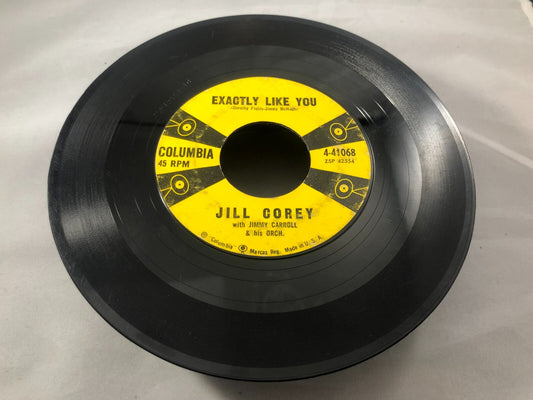 JILL COREY - I TOLD A LIE TO MY DARLIN' / EXACTLY LIKE YOU - COLUMBIA 45RPM G