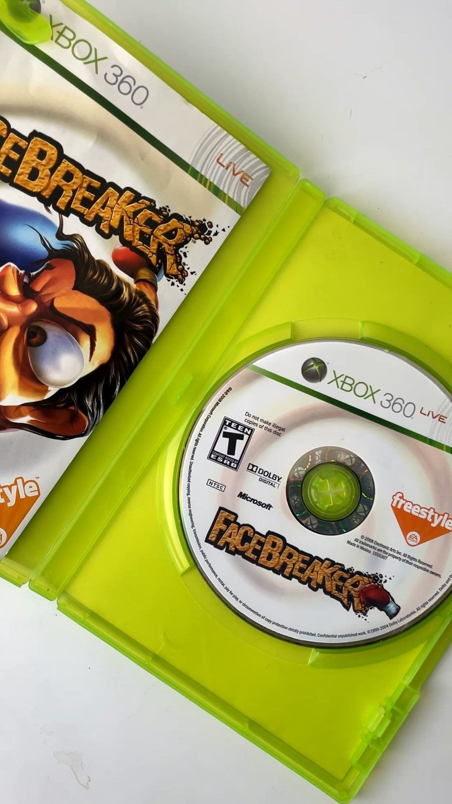 FaceBreaker Freestyle Xbox 360 Video Game Multiplayer Boxing