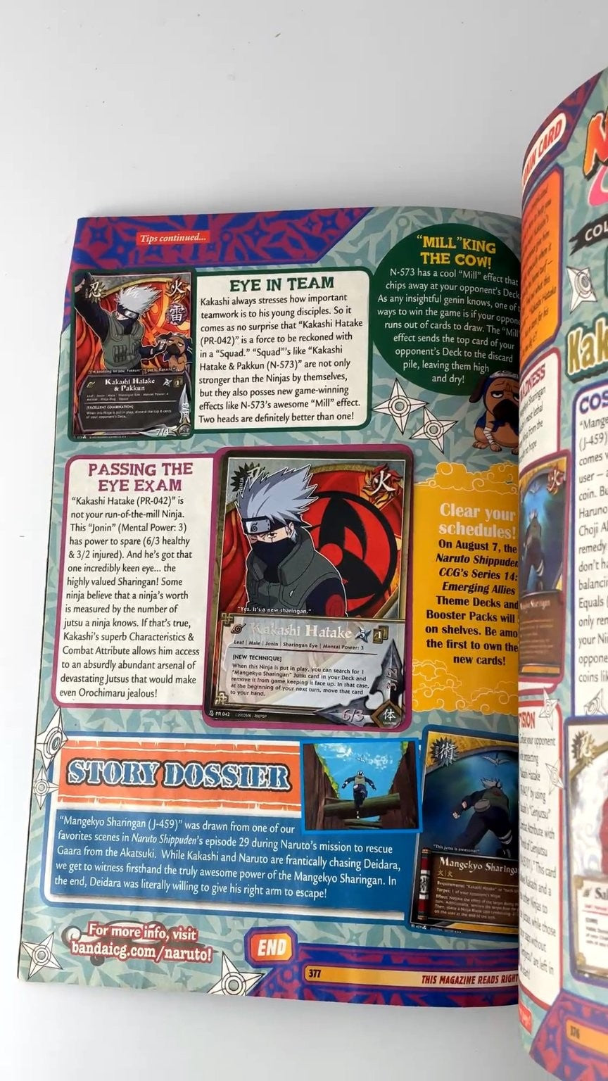 Shonen Jump Volume 7 October 2009 Bleach Naruto One Piece WITH KAKASHI CARD