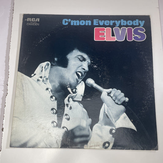 Elvis Presley C'mon Everybody Vinyl LP RCA Camden CAL-2518 1971 MONO Read! Warp