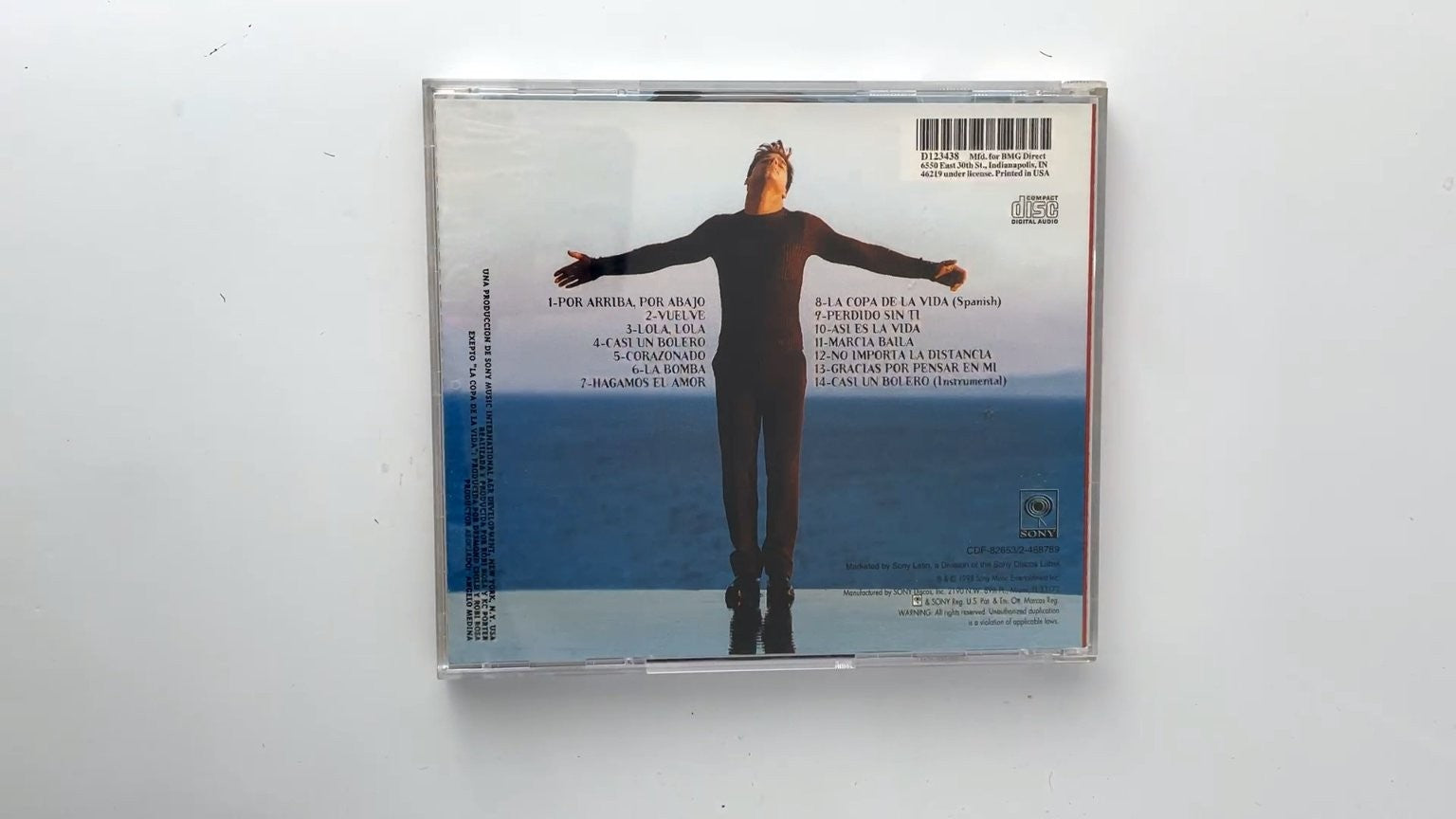 Ricky Martin - Vuelve CD 1998 Latin Pop Sony Music