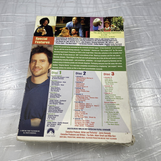 The Jamie Kennedy Experiment - The Complete First Season (DVD, 2003, 3-Disc Set)