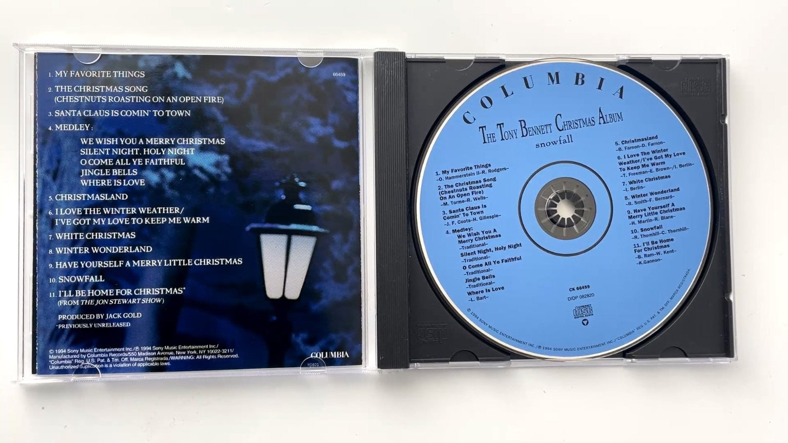 Tony Bennett - The Christmas Album Snowfall CD 1994 Jazz Columbia