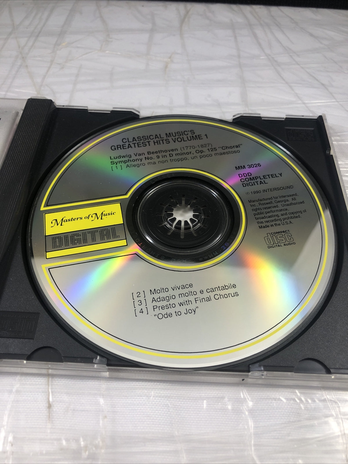 Beethoven: Symphony No. 9. Classical Music's Greatest Hits, Vol. Vintage CD