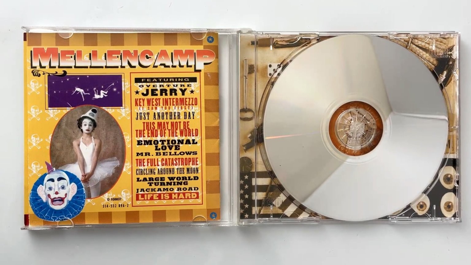 John Mellencamp - Mr. Happy Go Lucky CD 1996 Rock Mercury Label