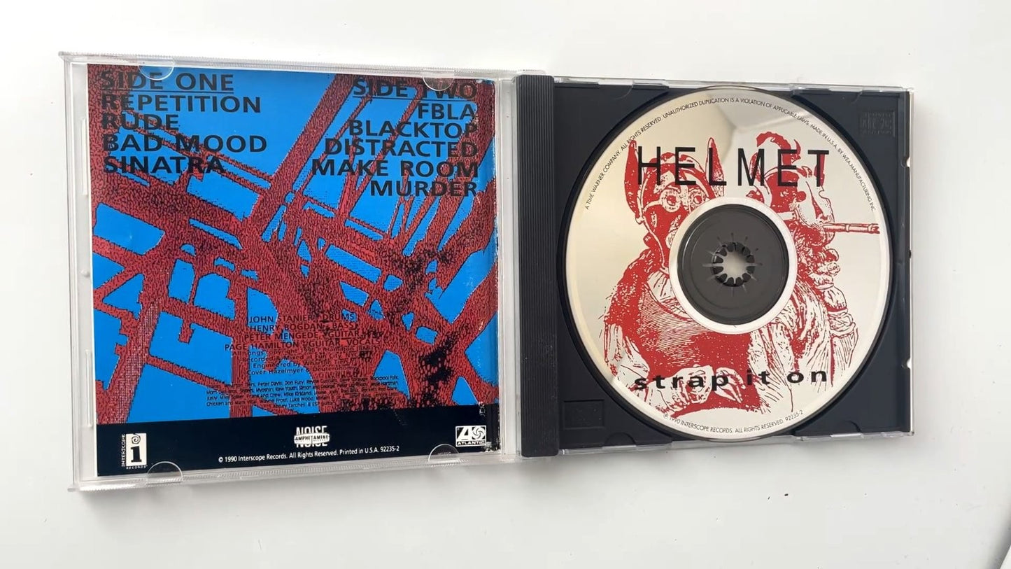 Helmet - Strap It On CD 1990 Alternative Metal Noise Records