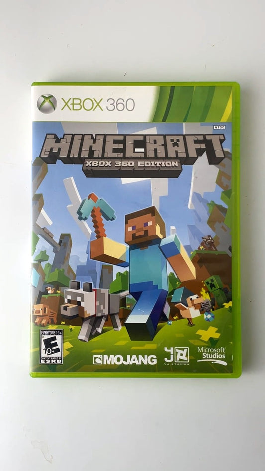 Minecraft Xbox 360 Edition Xbox 360 Video Game Multiplayer TESTED WORKING