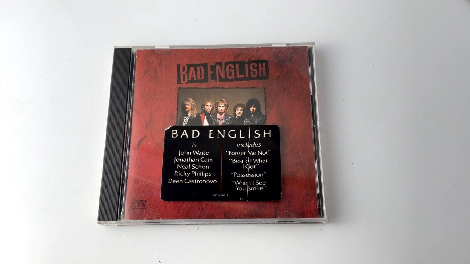 Bad English - Bad English CD 1989 Includes Hit Singles Rock Epic