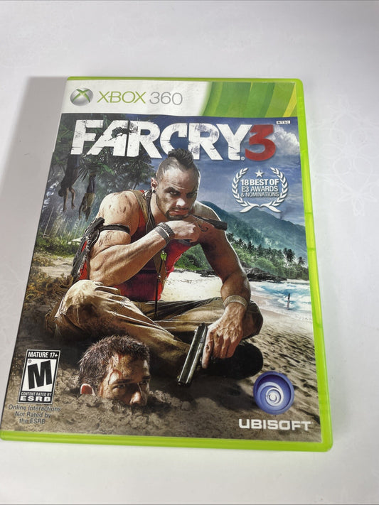 Farcry 3 & 4 Xbox 360 Games Action Shooter Cib VG Discs See Pics