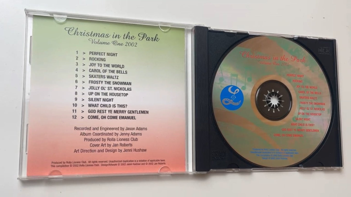 Christmas in the Park Volume One 2002 CD Holiday Seasonal Rolla Lioness Club