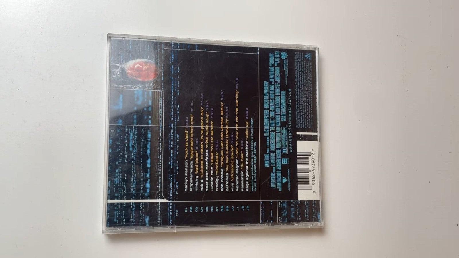 The Matrix Soundtrack CD 1999 Explicit Maverick Rock Electronic