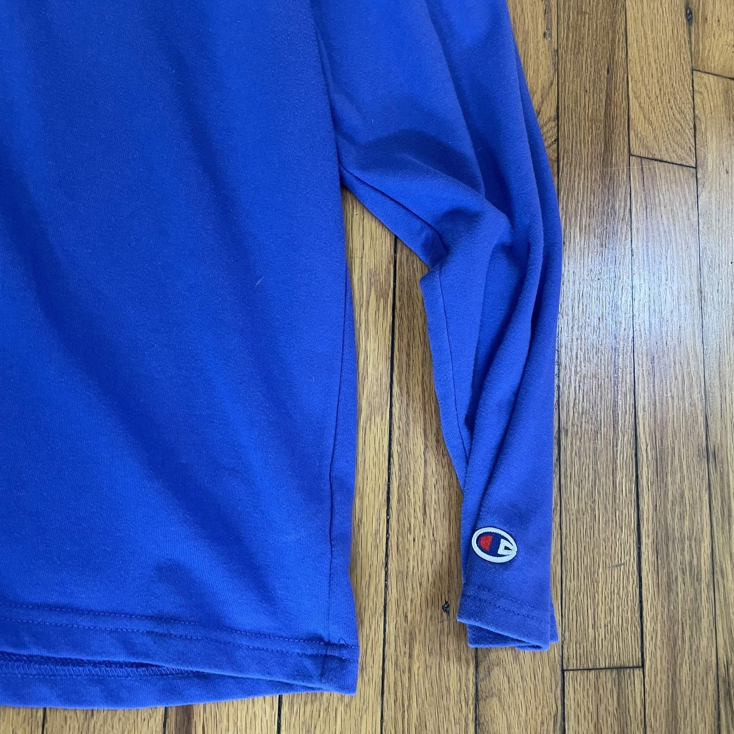 Champion Pullover Shirt Mens Large Blue Saint Louis Billikens Mascot Long Sleeve