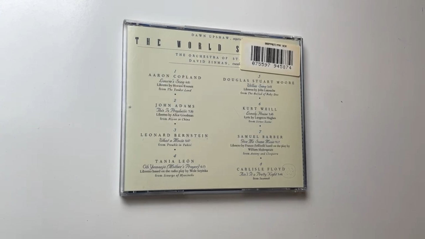 Dawn Upshaw - The World So Wide CD 1999 Classical Nonesuch