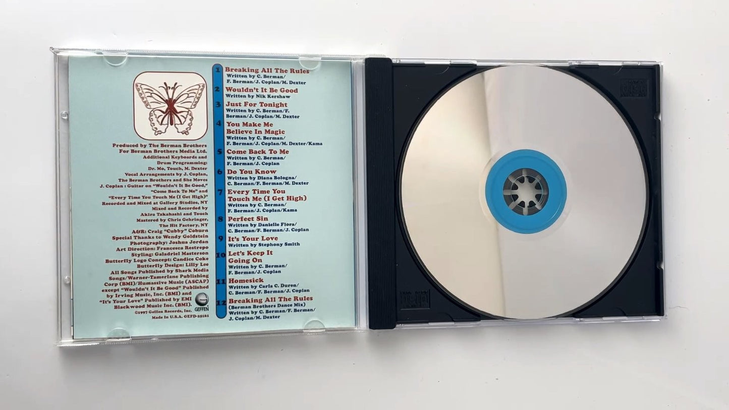 She Moves - Breaking All The Rules CD 1997 Dance Pop Geffen