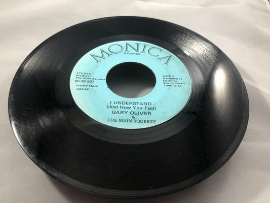 Rare R&B 45 - Gary Oliver & Main Squeeze - Boogie Tonight - Monica Records G+