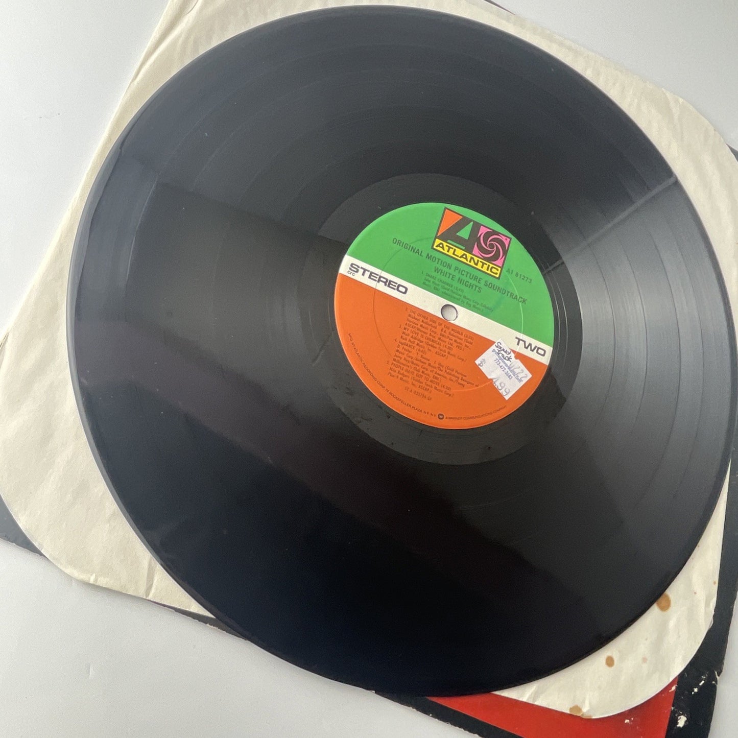 WHITE NIGHTS SOUNDTRACK OST  VINYL LP RECORD 1985 ATLANTIC