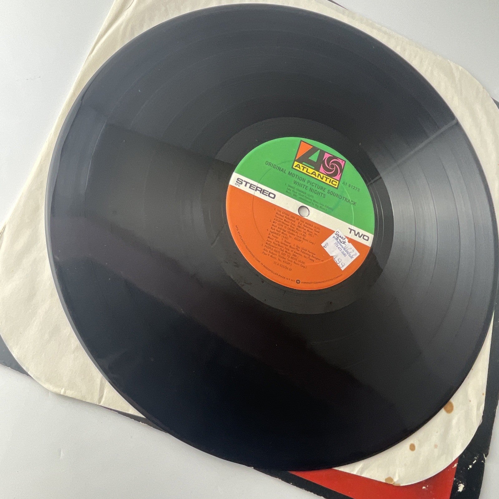WHITE NIGHTS SOUNDTRACK OST  VINYL LP RECORD 1985 ATLANTIC