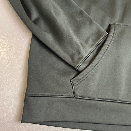 Justin Hoodie Mens 2XL Black Red Western Embroidered Logo Kangaroo Pocket