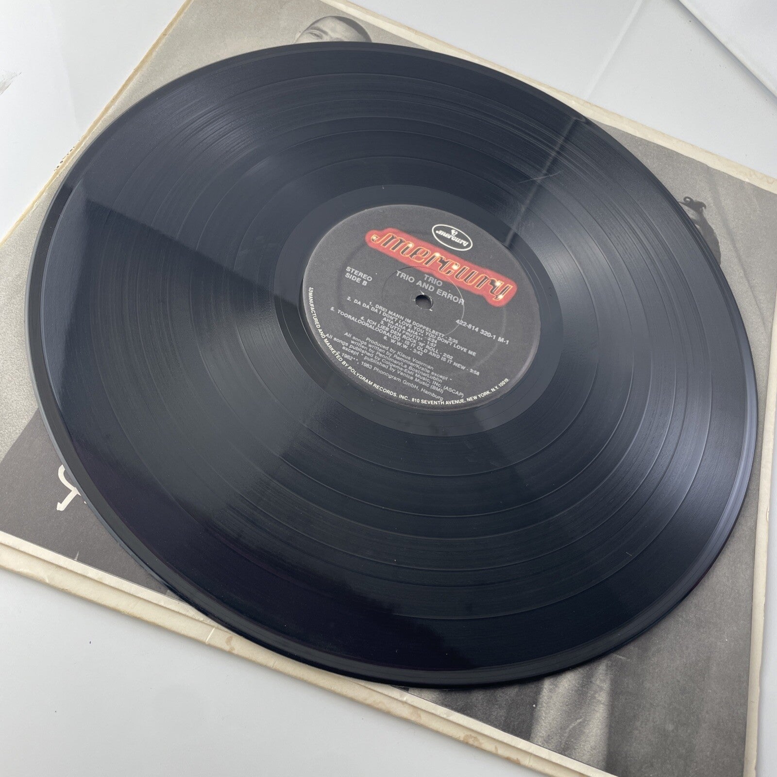 Trio - Trio and Error LP. 814 320-1. Mercury.  1983. VG vinyl -nice Rare Vintage