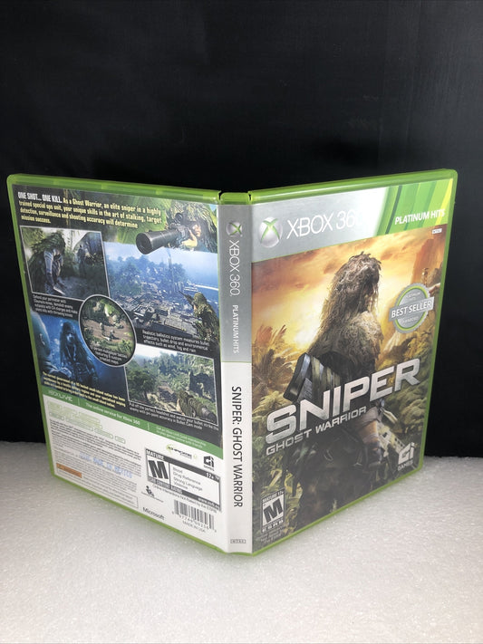 Sniper: Ghost Warrior (Microsoft Xbox 360, 2010) CIB Complete