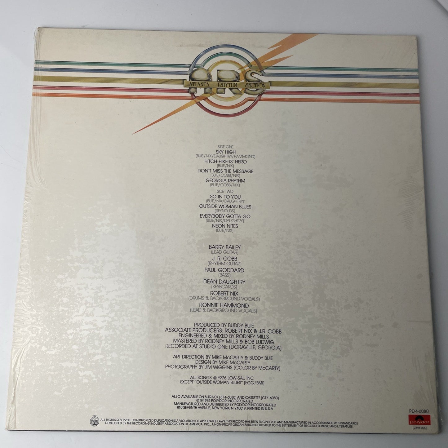 Atlanta Rhythm Section Lp A Rock And Roll Alternative - Vg vinyl album In Shrink