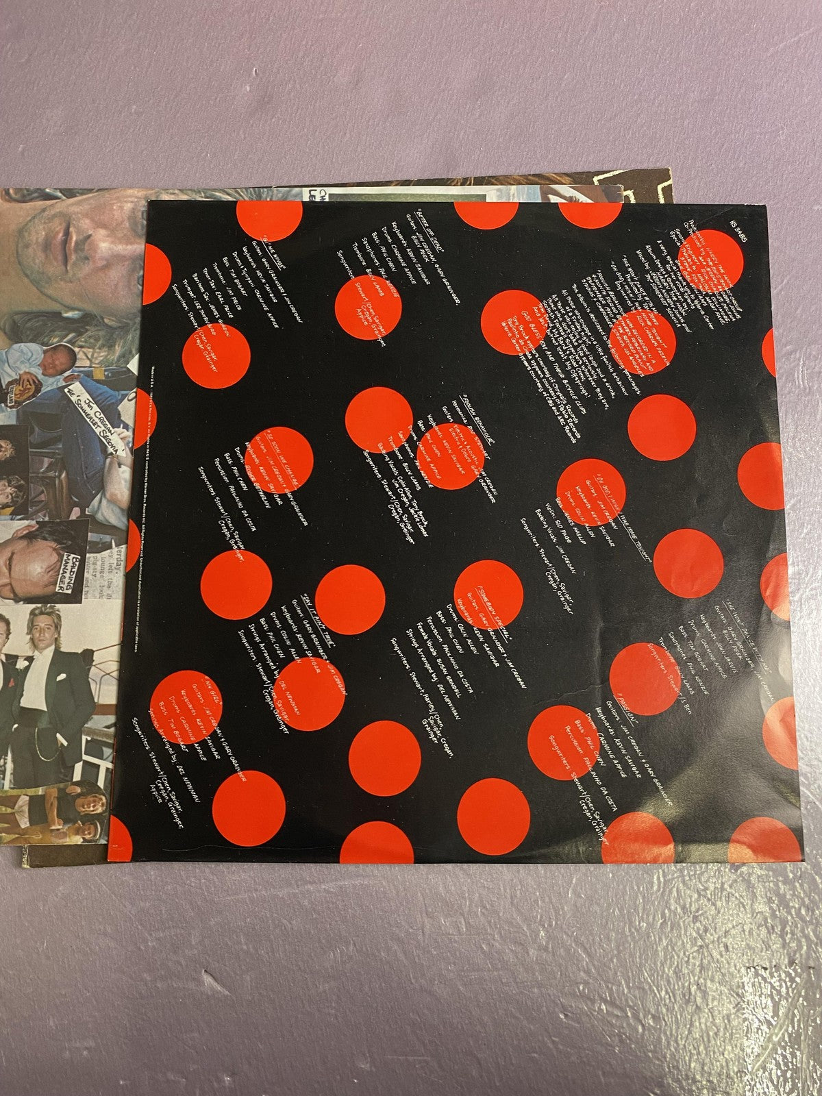 Vintage Rod Stewart Foolish Behaviour 12" Black Vinyl LP 1980 Warner Rock Pop