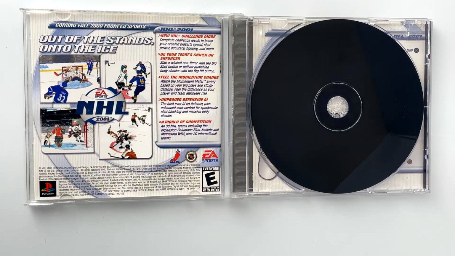 EA Sports Madden NFL 2001 PlayStation CD 2000 NTSC U/C Sports