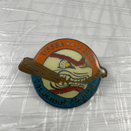 Columbus Crunch VTG Softball League Lapel Pin Sports Collectable 11U 2005 Rare