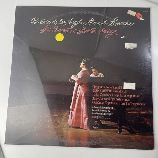 New! Victoria de los Angeles,Alicia de Larrocha-The Concert at Hunter College