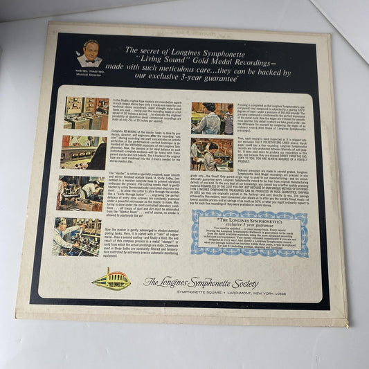 Vintage Mantovani The Moods Of Mantovani 12" Black Vinyl LP Longines Easy