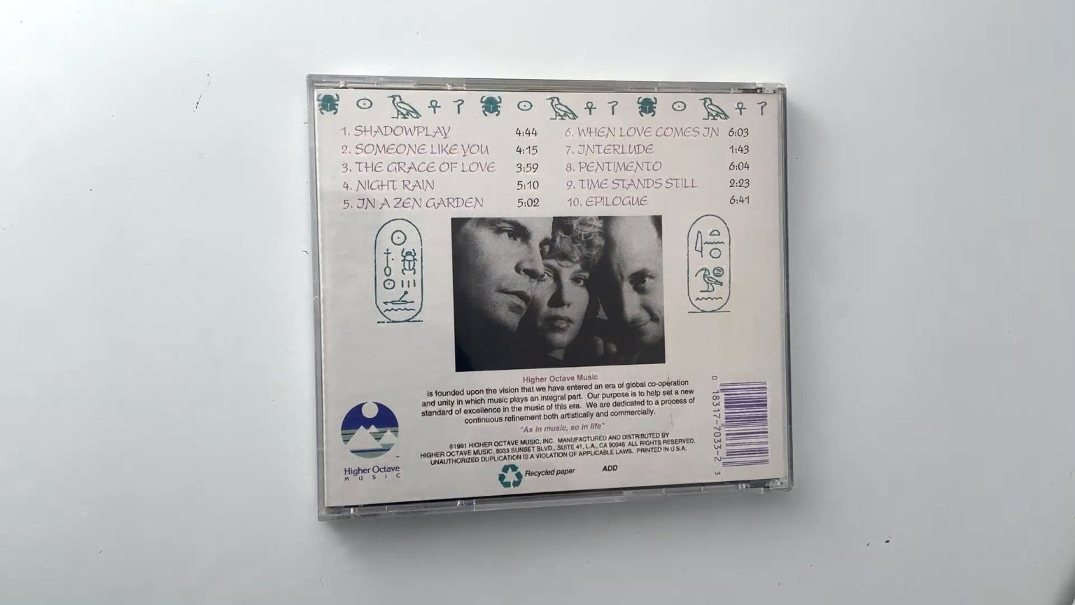 Amarna - Shadowplay CD 1991 Vocal New Age Higher Octave Music