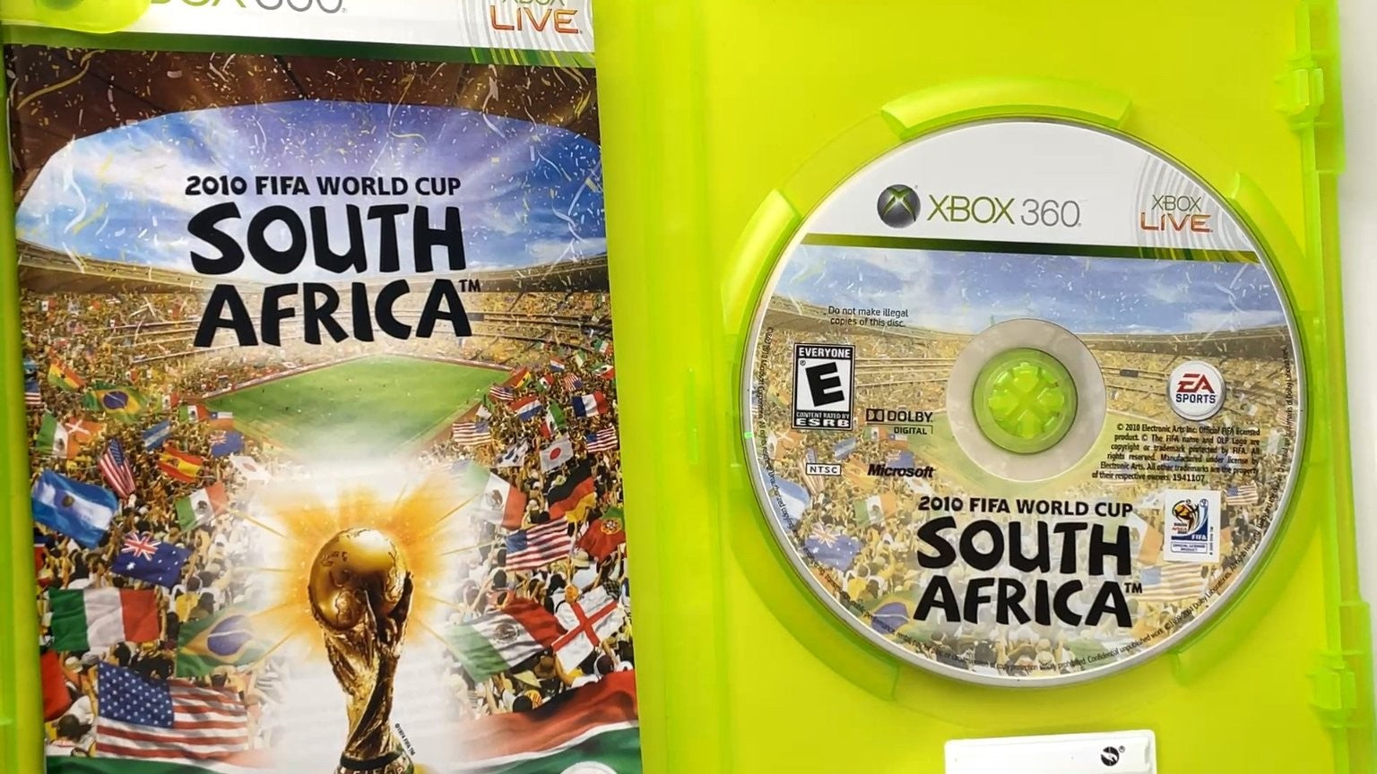 2010 FIFA World Cup South Africa Xbox 360 Video Game Multiplayer CIB W/ MANUAL