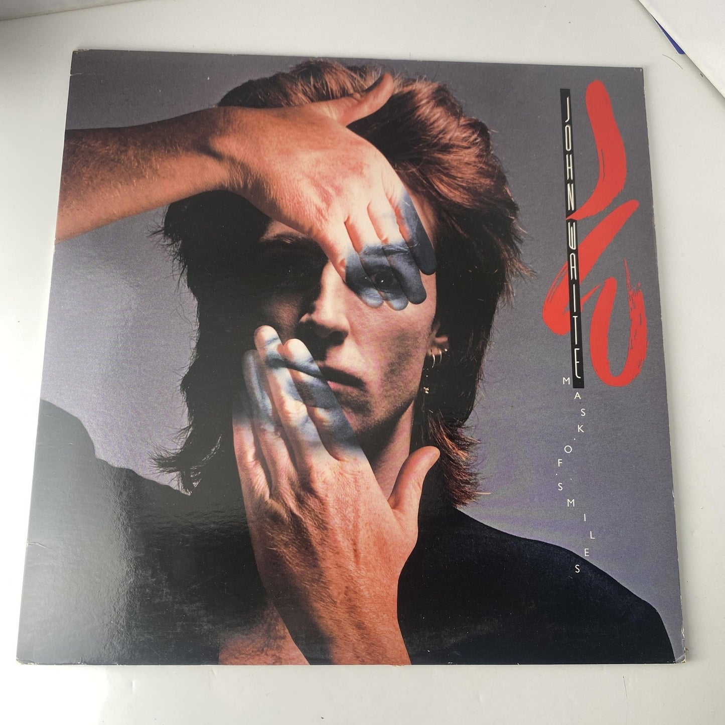 Vintage John Waite Mask Of Smiles 12" Black Vinyl LP 1985 EMI Pop Rock Album
