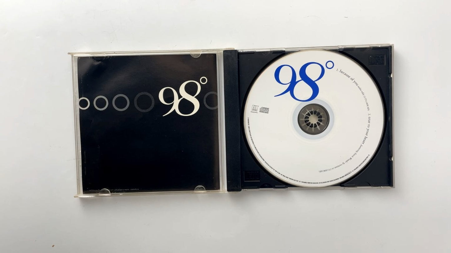 98° - Because of You CD 1998 True to Your Heart R&B Motown