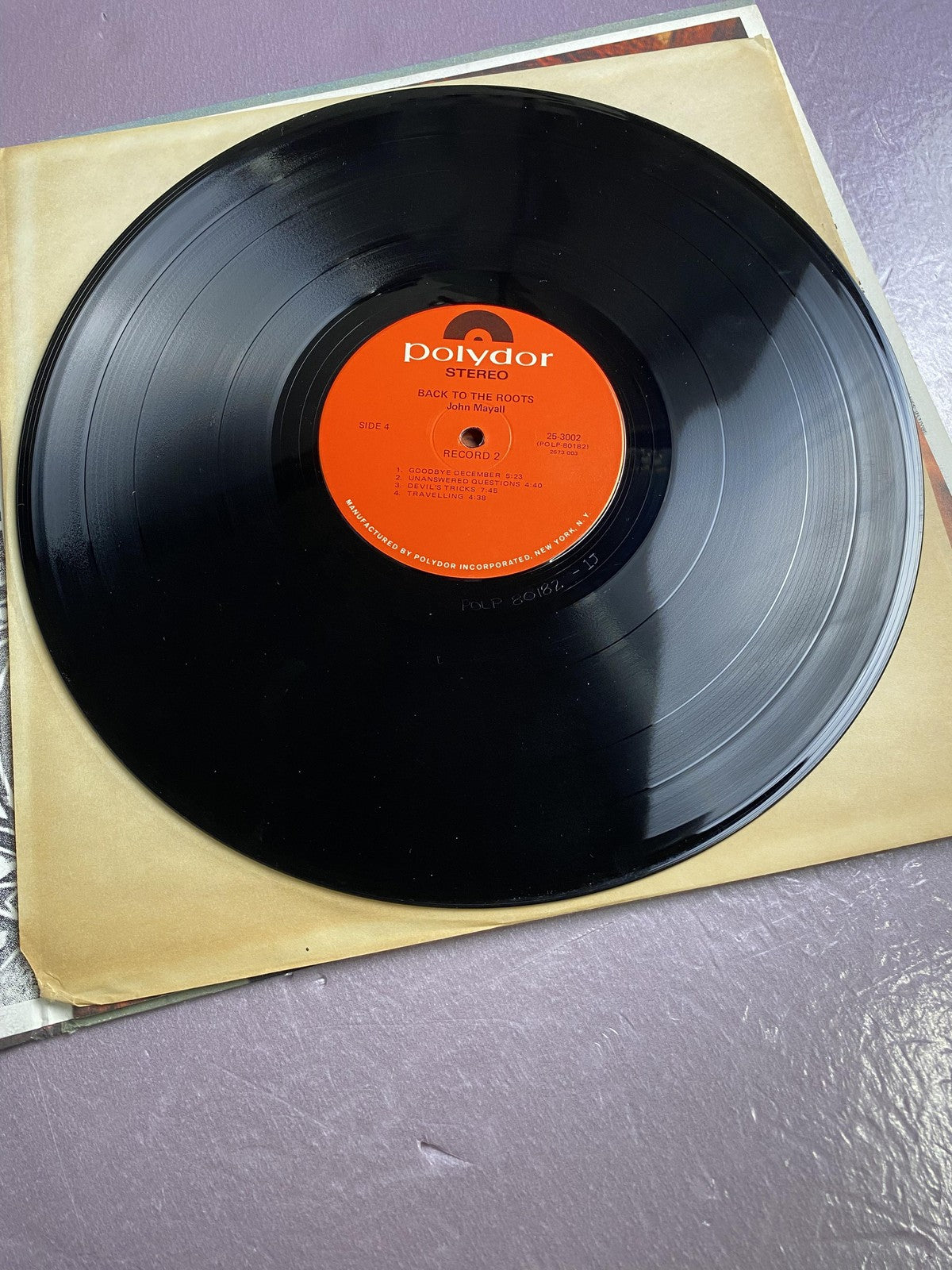 Vintage John Mayall Back To The Roots 2xLP Vinyl 1971 Polydor Blues Rock Album