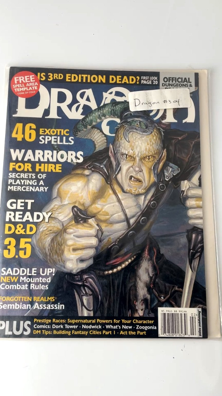 Dragon Magazine #304 Official Dungeons & Dragons February 2003 Illustrated