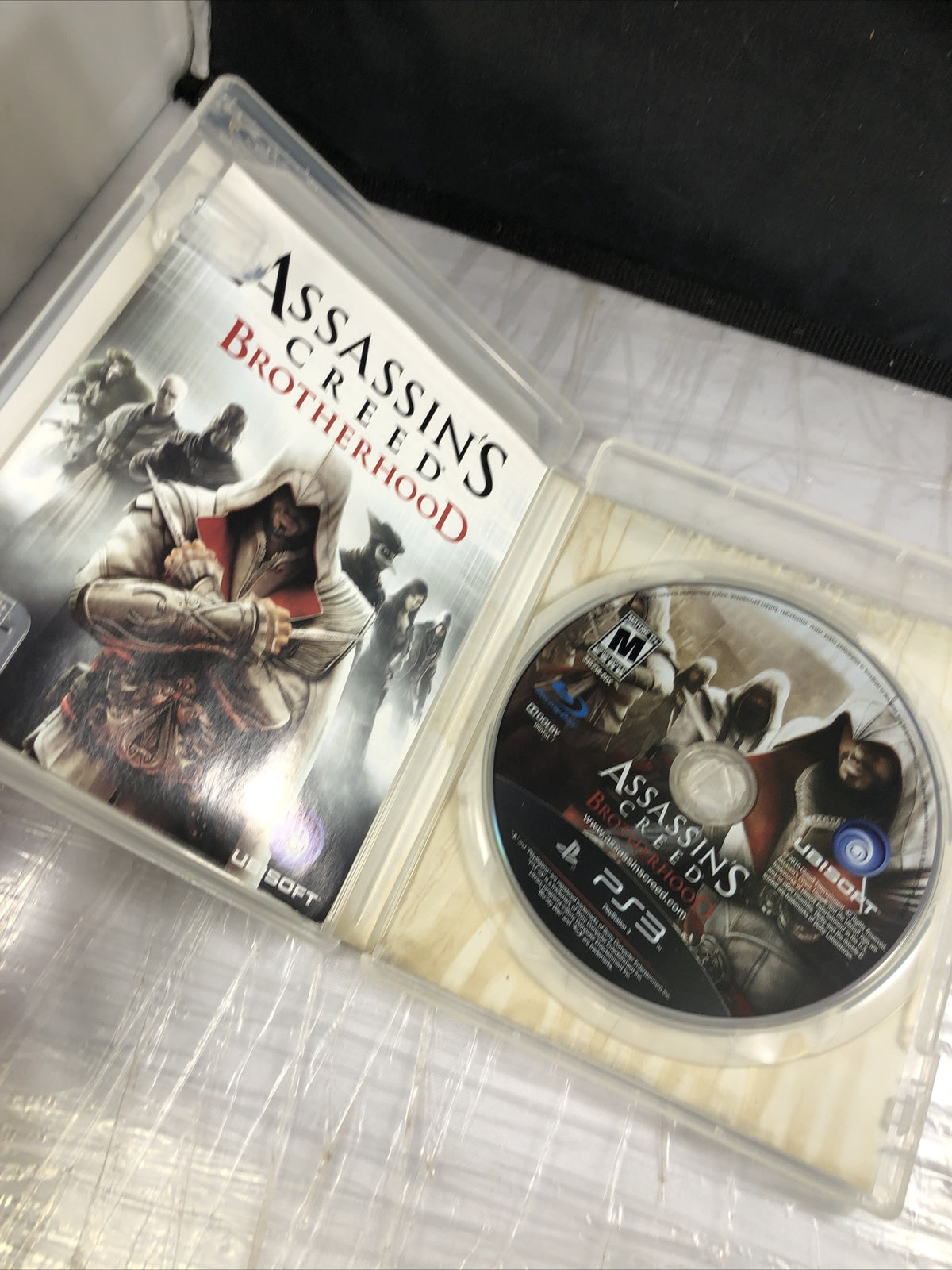 Assassins' Creed Brotherhood PlayStation 3 PS3 Damaged Case Good Disc