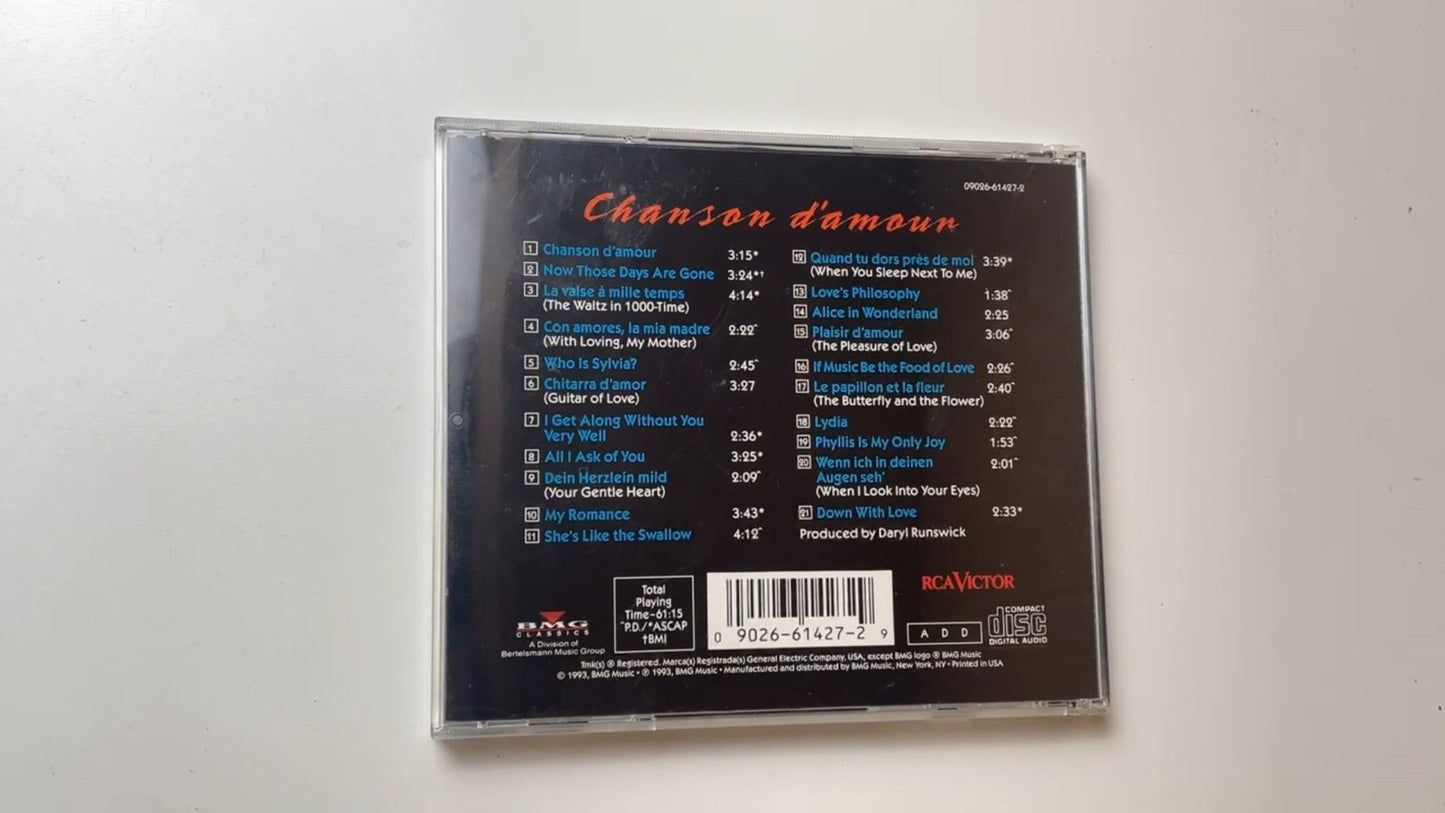 The King's Singers - Chanson d'Amour CD 1993 RCA Victor Classical