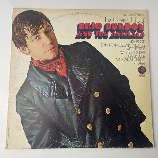 Eric Burdon And The Animals Greatest Hits LP (1969) Vinyl